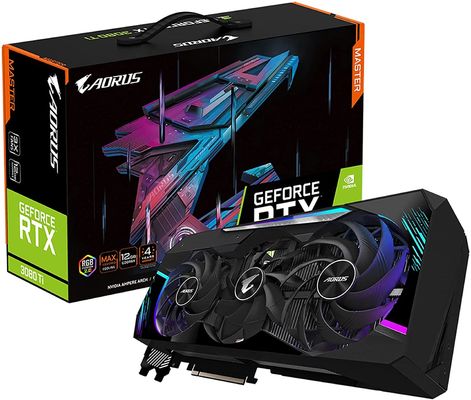 মাইনিং ল্যাপটপের জন্য 12GB Rtx3080 Ti Gigabyte Gtx GPU Gddr53080ti ভিডিও গেমিং গ্রাফিক্স কার্ড
