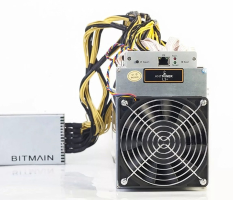 Antminer L3+ 504 Mh/S Litecoin Bitmain Miner Script Miner Asic
