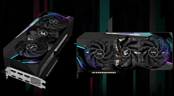 খনির জন্য 12GB Rtx3080 Ti Gigabyte Gtx GPU Gddr53080ti ভিডিও গেমিং গ্রাফিক্স কার্ড